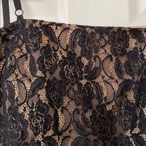 Black and Nude (Tan) Dresd